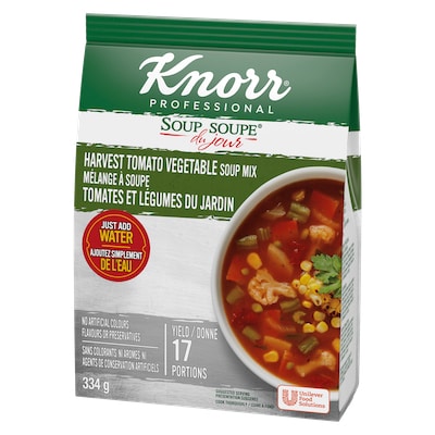 Knorr® Professionnel Soupe du Jour Tomates et Légumes du Jardin 4 x 334 gr - 